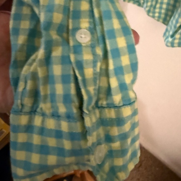 🧡15 for $20🧡 Free Assembly Green & blue Checkered Boys long sleeve shirt| XXL 18 - Picture 6 of 10